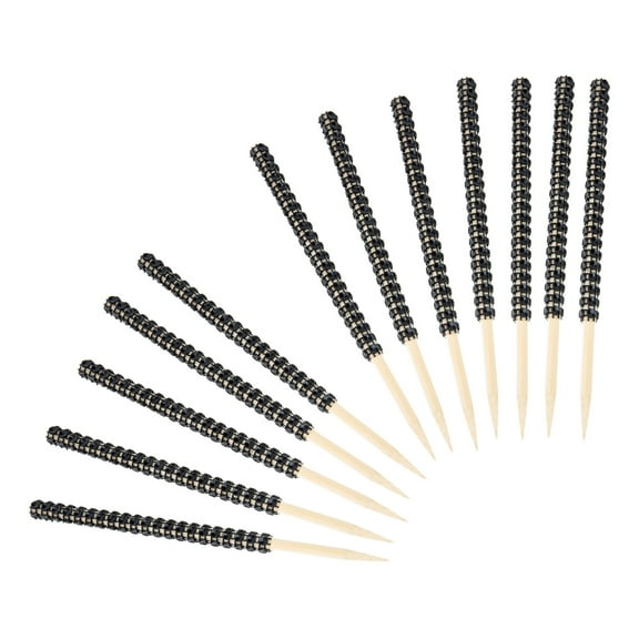 LOLIPPYY 12Pcs Apples Sticks Lollipop Sticks Exquisite Design Shiny Luster for Home Banquet