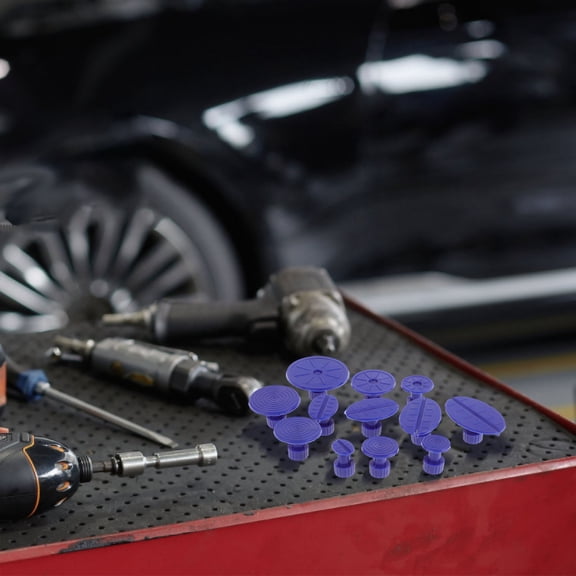 LOLIPPYY 12-Piece Auto Body Dent Puller Kit with Plastic Tabs, Professional Tool Set