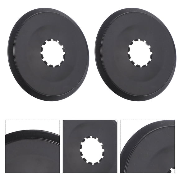 LOLIPPYY 12Pcs Black Rear Brake Disc Guard Bike Spoke Protector for Mountain Bike Wheel Accessories