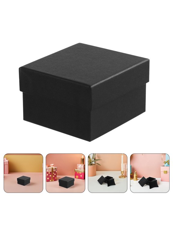 Black Watch Box for Couples Soft Cushion Premium Decor Packaging