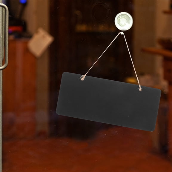 LOLIPPYY 12Pcs Black Small Wooden Chalkboards for Writing Use Lightweight and Portable Design