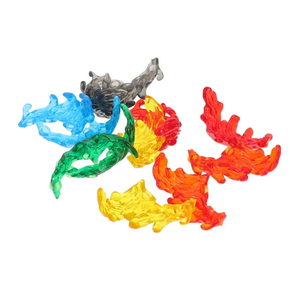 LOLIPPYY 12Pcs Durable ABS Flame Display Pieces for Crafting DIY Flame Effects At Home