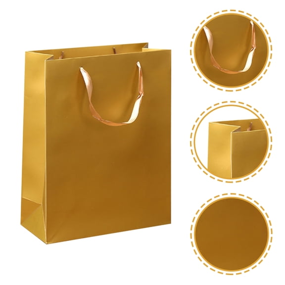 LOLIPPYY 12Pcs Golden Paper Container with Hard Durable Material and Elegant Finish for