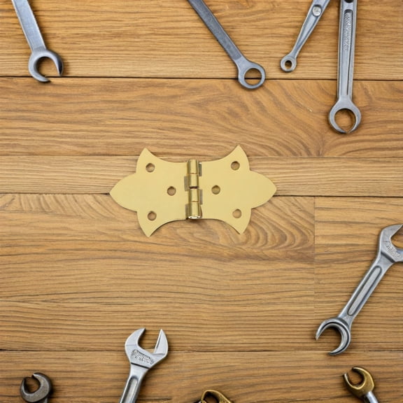 LOLIPPYY 12Pcs Decorative Butterfly Hinges Vintage Style Cabinet Door Hardware