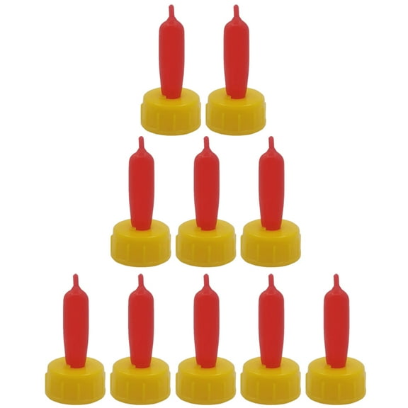 LOLIPPYY Plastic Rubber Lamb Feeding Bottles for Young Livestock 12Pcs