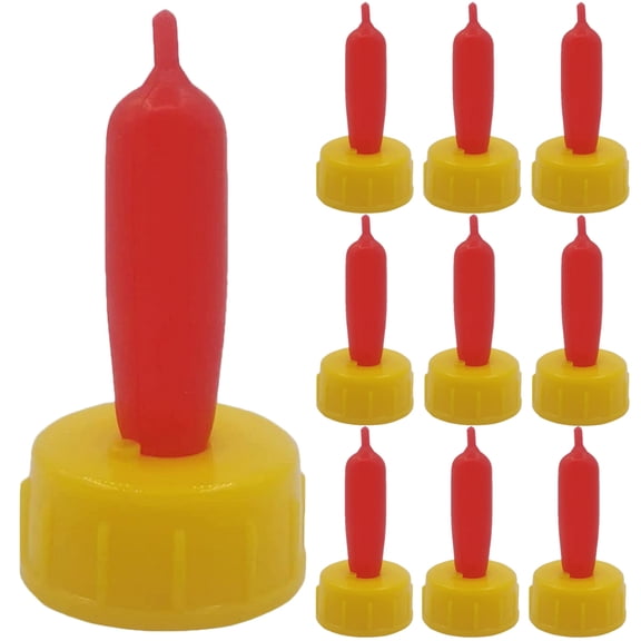 LOLIPPYY 12Pcs Livestock Feeding Bottles Safe Plastic Rubber Material for Young Animals
