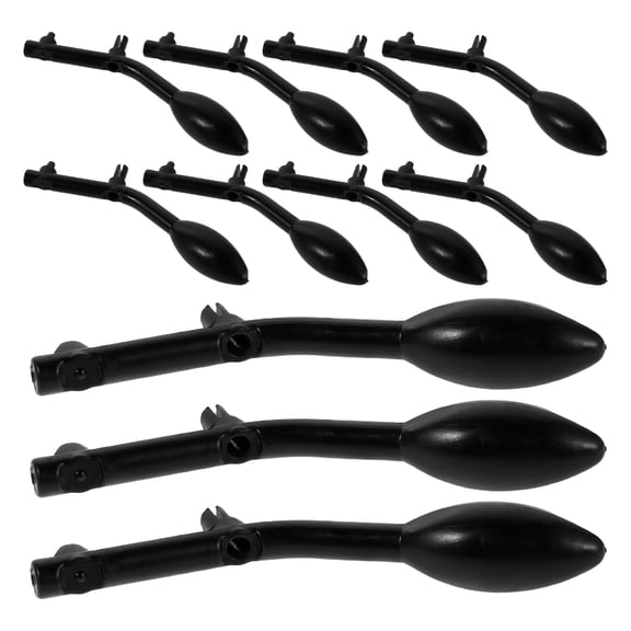 LOLIPPYY 12Pcs Minimalist Black Clothes Hanger Connector Hooks for Entryway Hall Tree with Space Saving Design