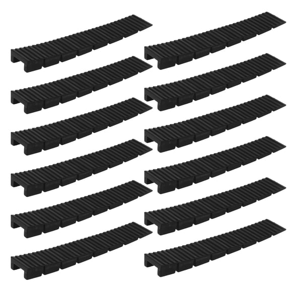 LOLIPPYY 12Pcs Outdoor Fountain Base Leveling Shims Plastic Weatherproof for Garden Water Features