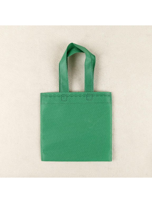 12Pcs Red Nonwoven Handbags Reusable Tote Bags for Storage Durable Comfortable Handle