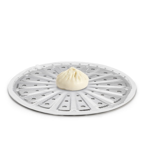 LOLIPPYY 12Pcs Reusable Nylon Steamer Mats Nonstick Breathable Mesh Liners for Kitchen Use