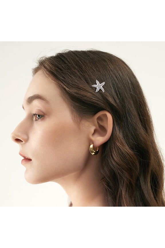 12Pcs Rhinestone Star Hairpin Set for Night Out Classic Hair Styling for Women