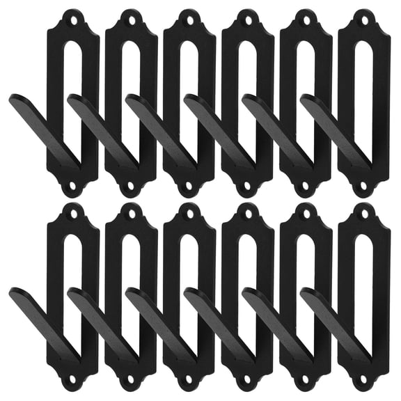 LOLIPPYY 12Pcs Skull Wall Mount Brackets Steel Hangers for Home Display