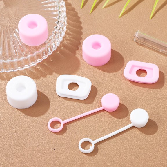 LOLIPPYY Cup Spill Stoppers, Assorted Colors, Silicone Material, Ideal for Travel, Leak-Proof, 12Pcs