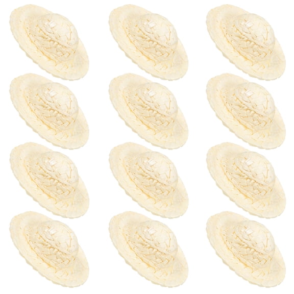 LOLIPPYY 12Pcs Tiny Craft Hat for Birthday Parties DIY Enthusiasts