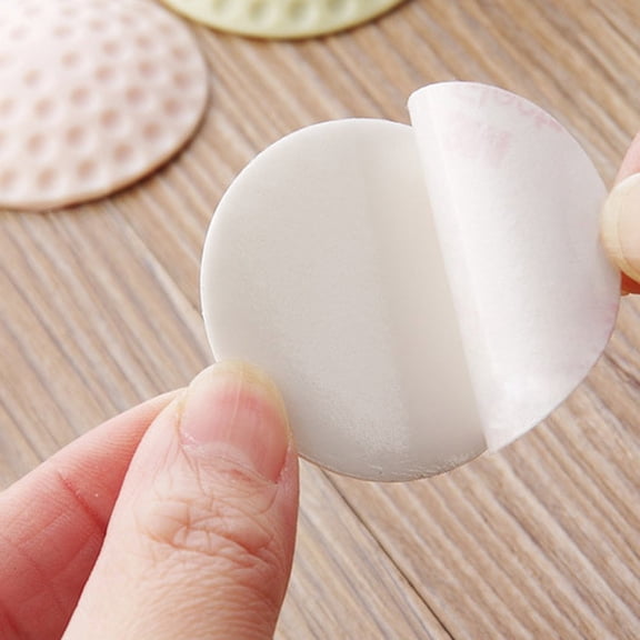 LOLIPPYY 12Pcs Wall Protector Rubber Mat Self Adhesive Bumpers Cushion Pads for Doors Cabinets and Appliances