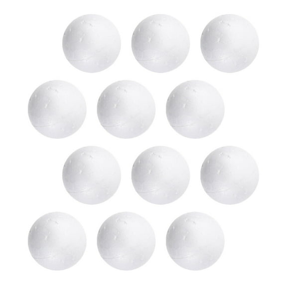 LOLIPPYY 12Pcs White Foams Model for DIY Decorations in Weddings and Holidays