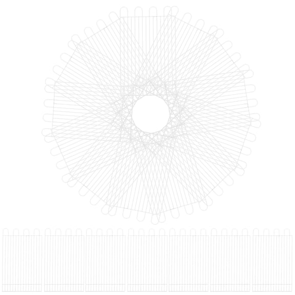 LOLIPPYY 12Pcs White Metal Pet Playpen Panels Foldable Indoor Fence for Small Pets Exercise