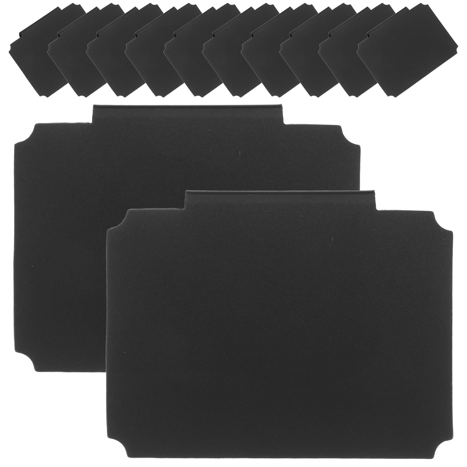 100 Pieces Plastic Basket Labels Clip On Labels For Storage Bins Reovable PVC Pantry Labels - View #4