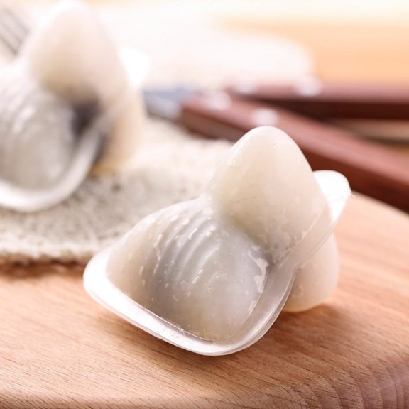 LOLIPPYY 12Sets Plastic Triangle Rice Dumpling Shaping Mold White Kitchen Gadget for Rice-Pudding