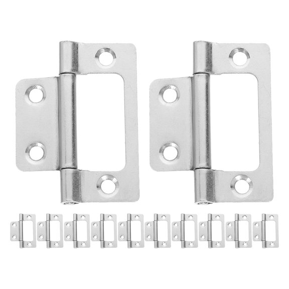LOLIPPYY 12pcs Cabinet Hinges: Door Hinges For Kitchen Cabinets - Silent Flush Design -Wardrobe Furniture Part For Home And Office Use
