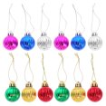 thumbnail image 1 of LOLIPPYY 12pcs Christmas Tree Decorations Ornaments Xmas Tree Hanging Decoration Holiday Decors, 1 of 7