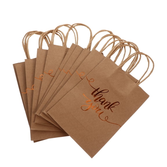 LOLIPPYY 12pcs Gift Bags Creative Gift Pouches Kraft Paper Bags Package Bags