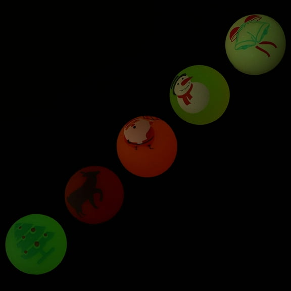 LOLIPPYY 12pcs Glow Balls Assorted Color Relaxing Effects Christmas Celebration