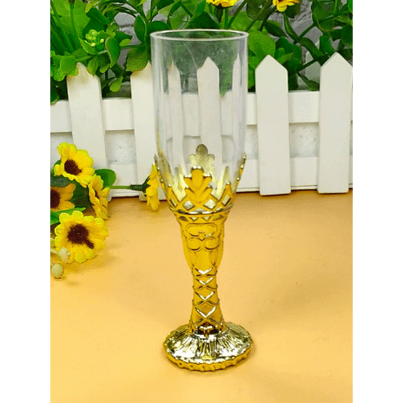 LOLIPPYY 12pcs Vintage Chalice: Unbreakable Wine Glasses Medieval Chalice Goblets Drinking Goblets for Church Ceremonies Wedding Toasts and Party Decorations