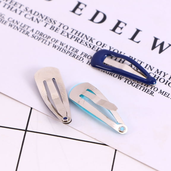 LOLIPPYY 14Pcs Water Droplets Shape Hair Clips Assorted Colors Stylish Hairpin Bobby Pin Barrette for Decoration