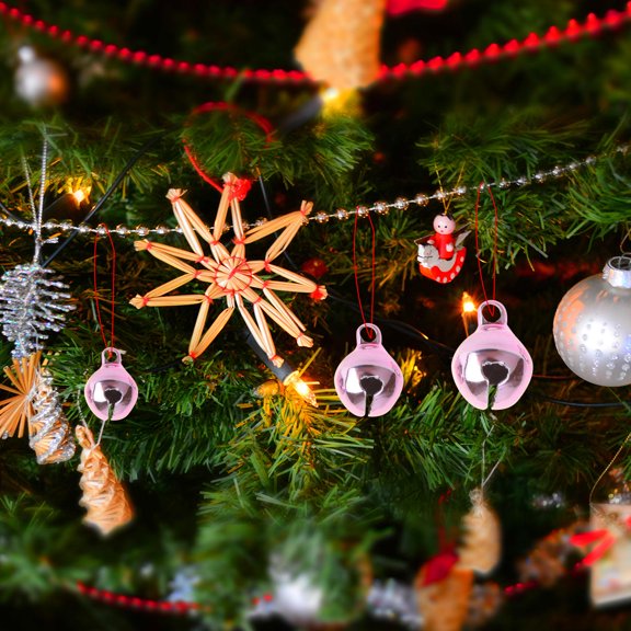 LOLIPPYY 150 Pcs Craft Small Bells Assorted Color for Packaging Wedding and Home Decor