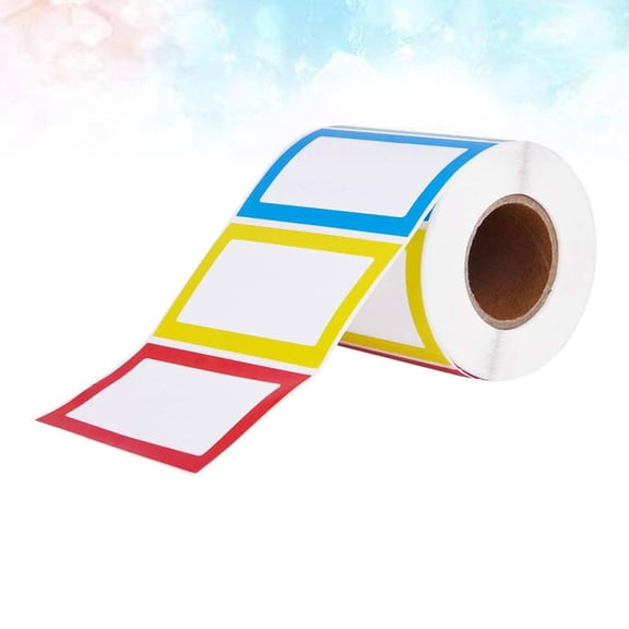 LOLIPPYY 150Pcs Multi Color Name Stickers Eco Friendly Label Tags for Home School Office Organization