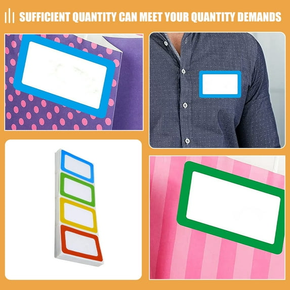 LOLIPPYY 150Pcs Sorting Tags Self Adhesive Multipurpose Label Stickers for Home Office Storage