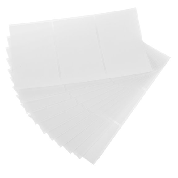 LOLIPPYY 150Pcs White Writable Removable Labels for Storage Bins Color Coding Easy Peel Off Adhesive
