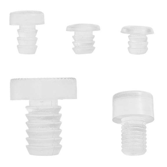 LOLIPPYY 150pcs Clear Bumper Pads Anti Slip Round for Cabinet Door Use