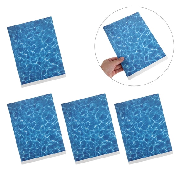 LOLIPPYY 15Pcs Adhesive Water Ripple Sheets for Architectural Model Scenery and River Effects
