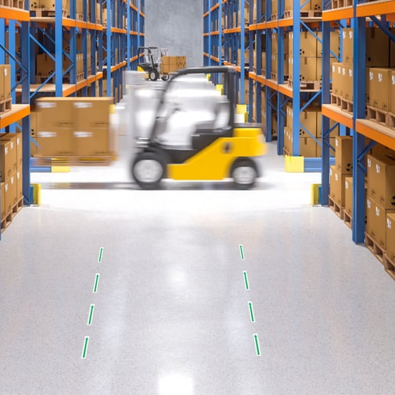 LOLIPPYY 15Pcs Arrow Caution Direction Stickers Green Easy to Stick for Equipment and Facility