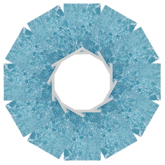 LOLIPPYY 15Pcs Artificial Water Ripple Sheets Sky Blue Adhesive for Architectural Dioramas