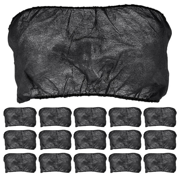 LOLIPPYY 15Pcs Beauty Salon Disposable Bra Black Non Woven Strapless Comfortable Underwear