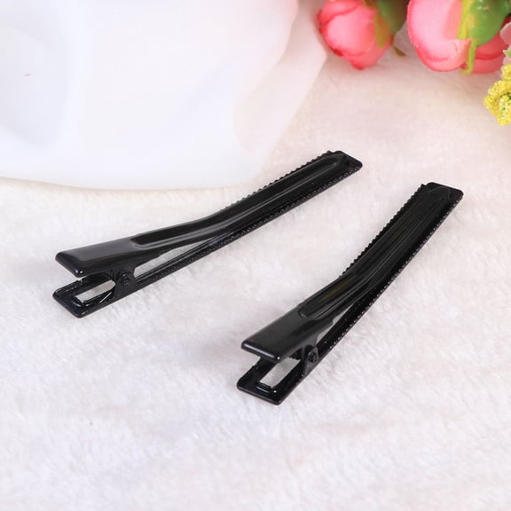 LOLIPPYY 15Pcs Black Hair Clip Rectangular Bobby Pin Hair Accessories for Decoration Use