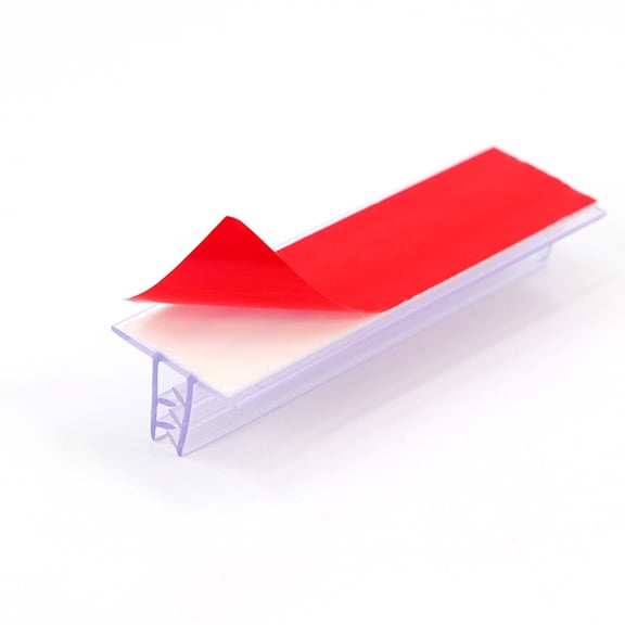 LOLIPPYY 15Pcs Clear PVC Poster Board Stand with Self Adhesive Base for Versatile Sign Holding