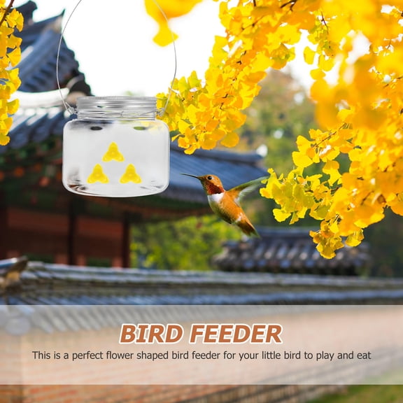 LOLIPPYY Lovely Flower-Shape Bee Feeder, Assorted Color, Plastic, for Feeding, 15Pcs