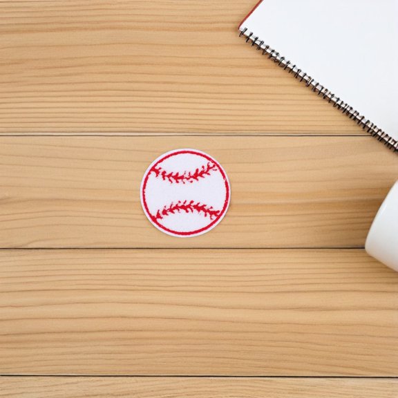 LOLIPPYY Decorative Baseball Patches Multi Colored Soft Towel Embroidery for Clothes