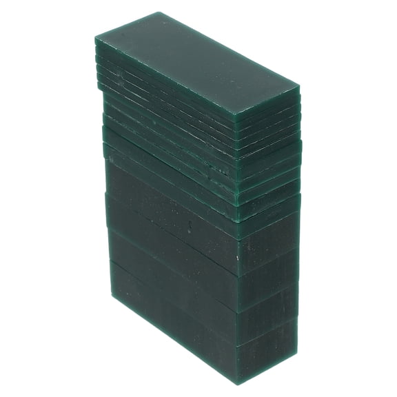 LOLIPPYY 15 Pieces Green Wax Sheets for Jewelry Design and Detailed Modeling Sculpting Patterns