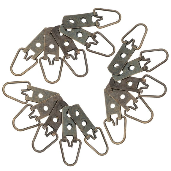 LOLIPPYY 15-Piece Heavy Duty Picture Hanging D- with Screws for Secure Frame Mounting