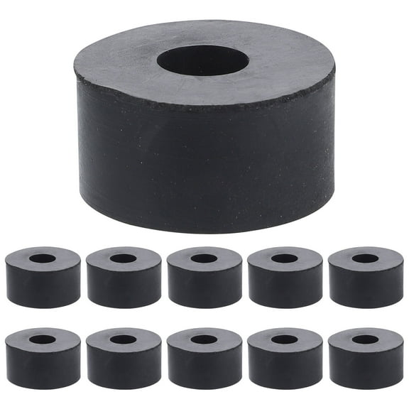 LOLIPPYY 15Pcs Heavy Duty Rubber Grommets for Home Use Vibration Suppression Black Washer