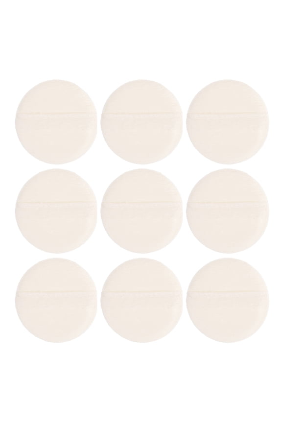15Pcs Large Body Powder Puff for Adult Use Silky Beige Round Puff