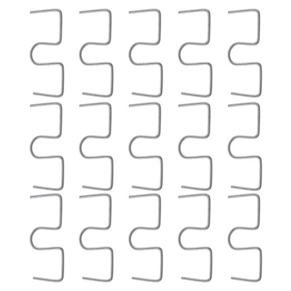 LOLIPPYY 15Pcs Plated Silver Tree Branch Puller Tool for Gardening Branch Shaping and Fruit Tree Limb Spreader