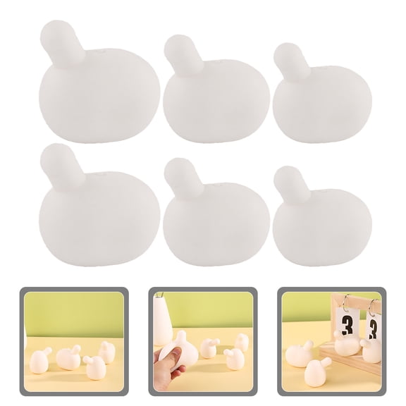 LOLIPPYY 15Pcs Silicone Bubble Insert for Crochet Press Bubbles DIY Bubble Making Family Activities