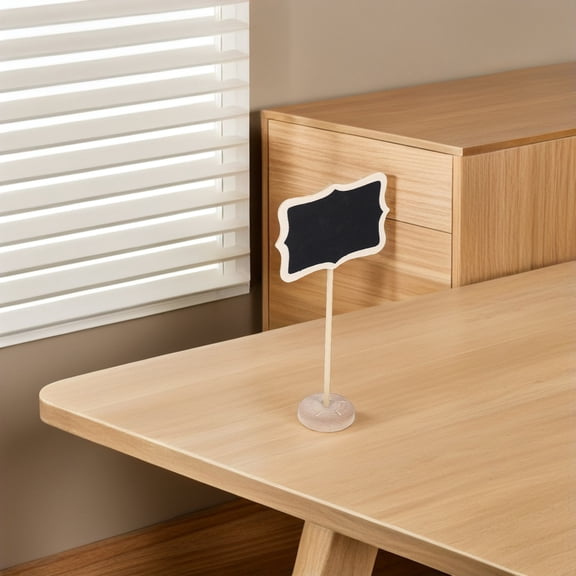 LOLIPPYY 15Pcs Small Blackboard Signs With Writable Surface For Parties Menu Display