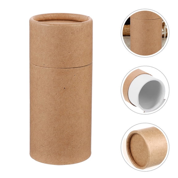 LOLIPPYY 15Pcs Thickened Light Brown Paper Storage Jar for Convenient Kitchen and Home Storage